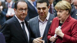 Grecia – Tsipras, Merkel e Hollande, incontro a Riga: «Nessun accordo senza l’assenso del Fmi. Serve ancora molto lavoro». Ma Schaeuble non esclude più un default di Atene