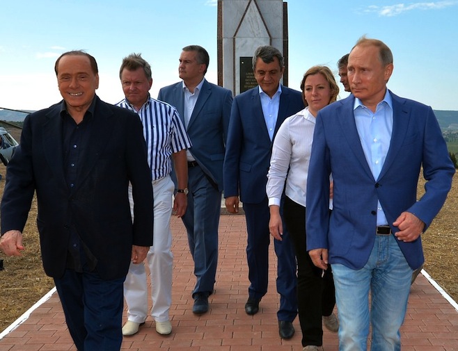 FT – Berlusconi e Putin: la strana coppia