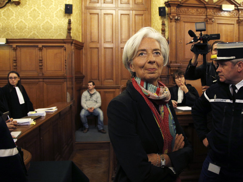 FMI, Cristine Lagarde colpevole di negligenza nel caso Tapie ma non dovrà scontare nessuna pena