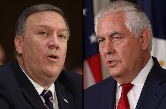 Donald Trump licenzia il segretario di Stato Rex Tillerson, al suo posto il direttore della Cia Pompeo