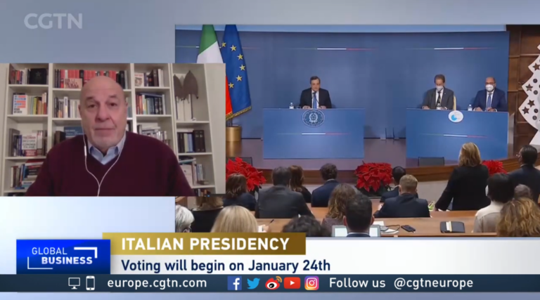 Will Draghi be elected the next President of Italy? Or would it be better if he stayed on as Prime Minister? My comments yesterday on CGTN