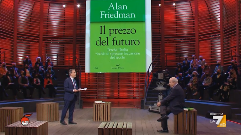 Alan Friedman presenta il suo ultimo libro “Il prezzo del futuro” a Di Martedi