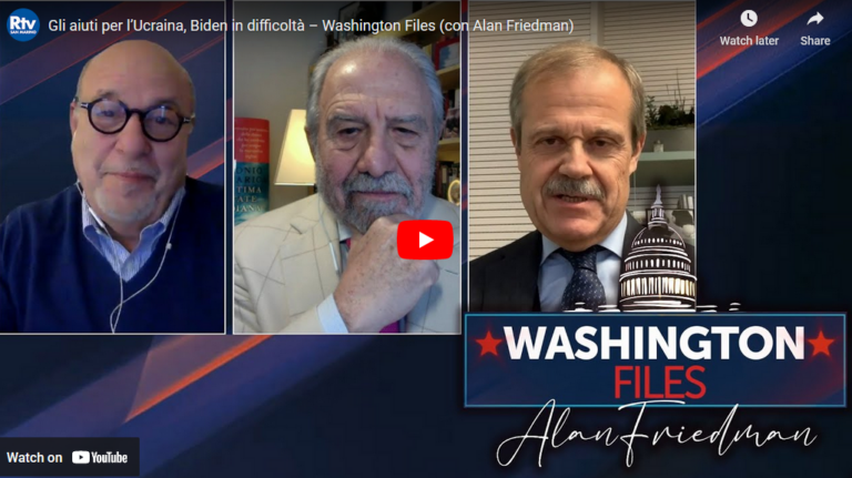 Washington Files: Gli aiuti per l’Ucraina, Biden in difficoltà – Washington Files di Alan Friedman